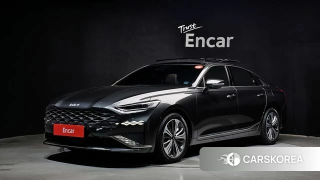 Kia K8 Hybrid 2022 Серый из Кореи