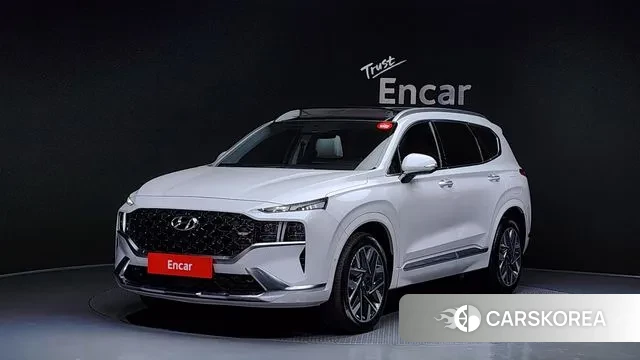 Hyundai The New Santa Fe 2020 Серебристо-серый из Кореи