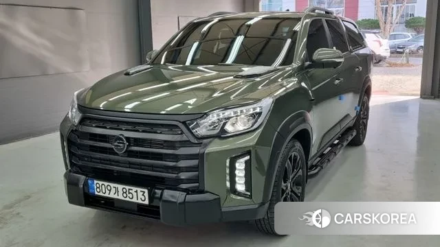 Ssangyong The New Rexton Sport 2022 Светло-зеленый из Кореи