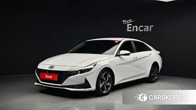 Hyundai Avante (CN7) 2022 Белый из Кореи
