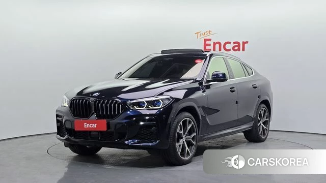 BMW X6 (G06) 2022 Черный из Кореи