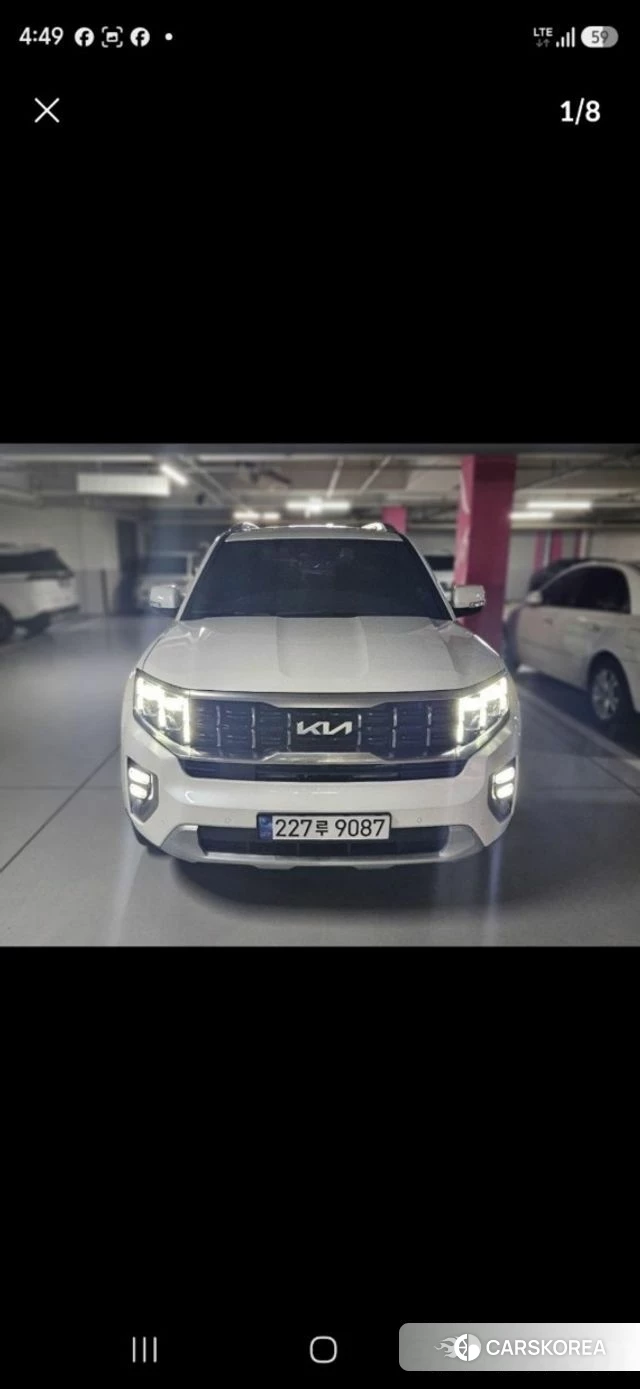 Kia Mohave Master 2023 Белый из Кореи