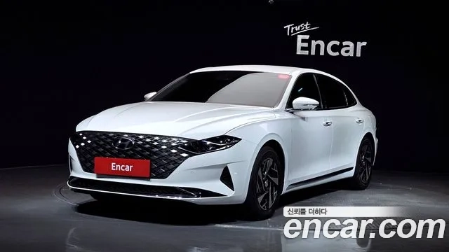 Hyundai The New Grandeur IG Hybrid 2021 Белый из Кореи