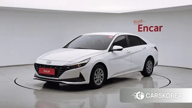 Hyundai Avante (CN7) 2020 Белый из Кореи