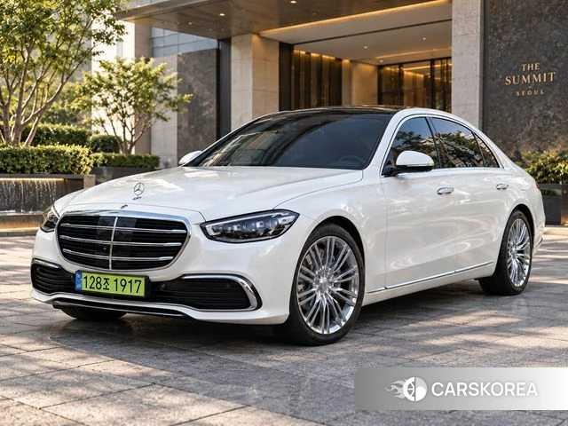 Mercedes-Benz S-Class W223 2023 Белый из Кореи