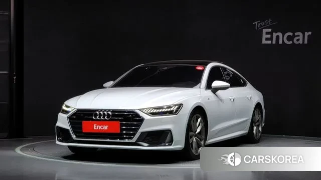 Audi A7 (4K) 2020 Белый из Кореи