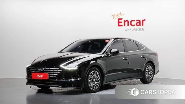 Hyundai Sonata Hybrid (DN8) 2023 Черный из Кореи