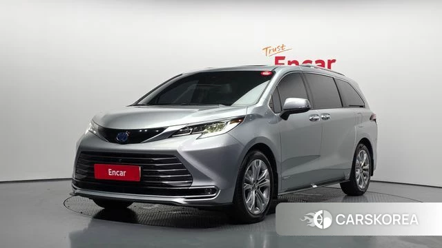 Toyota Sienna 4th Generation 2021 Серебряный из Кореи