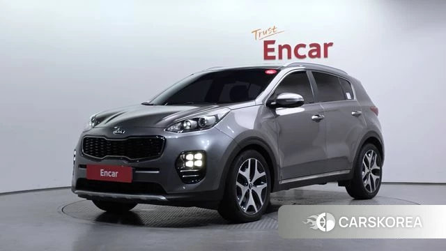 Kia Sportage 4th Generation 2018 Серебристо-серый из Кореи