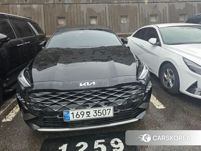 Kia K8 Hybrid 2022 Черный из Кореи