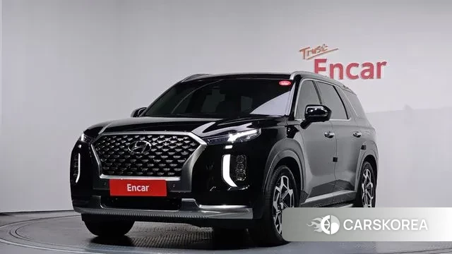 Hyundai Palisade 2021 Черный из Кореи