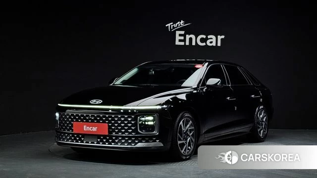 Hyundai Grandeur (GN7) 2023 Черный из Кореи