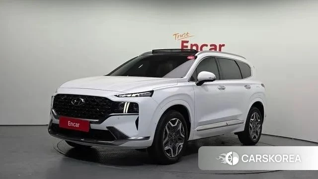 Hyundai The New Santa Fe 2023 Белый из Кореи