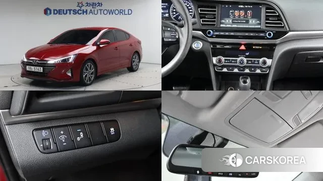 Hyundai The New Avante AD 2018 Красный из Кореи