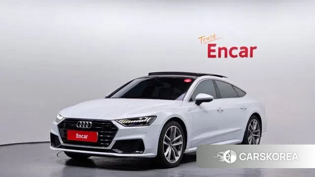 Audi A7 (4K) 2020 Белый из Кореи