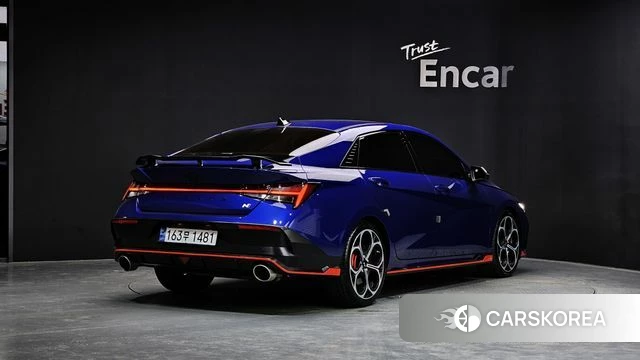 Hyundai The New Avante (CN7) 2024 Синий из Кореи