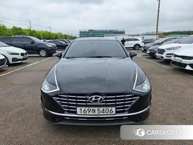 Hyundai Sonata Hybrid (DN8) 2022 Черный из Кореи