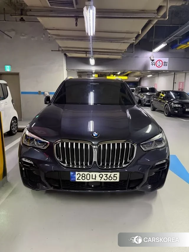 BMW X5 (G05) 2021 Синий из Кореи