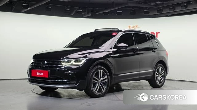 Volkswagen Tiguan second Generation 2023 Черный из Кореи