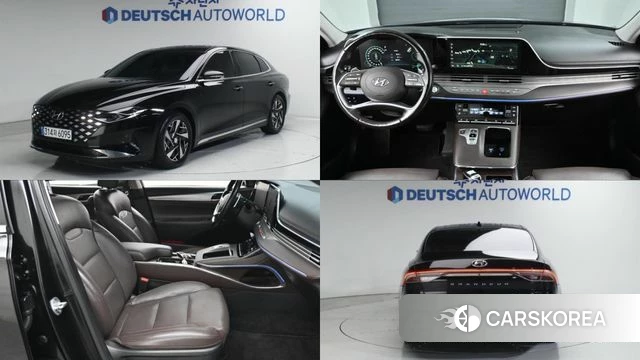 Hyundai The New Grandeur IG Hybrid 2020 Черный из Кореи