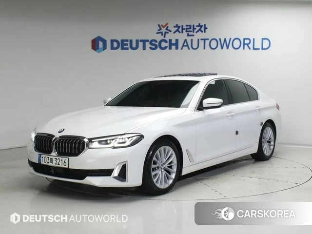 BMW 5 Series (G30) 2021 Белый из Кореи