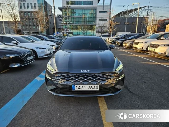Kia K8 Hybrid 2021 Серый из Кореи