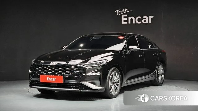 Kia K8 Hybrid 2024 Черный из Кореи