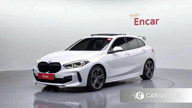 BMW 1 Series (F40) 2021 Белый из Кореи