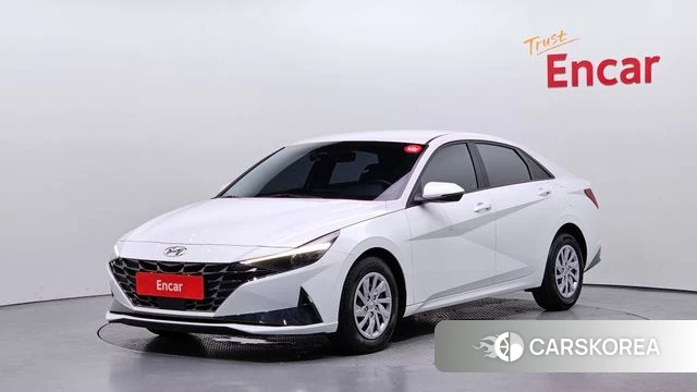 Hyundai Avante (CN7) 2022 Белый из Кореи