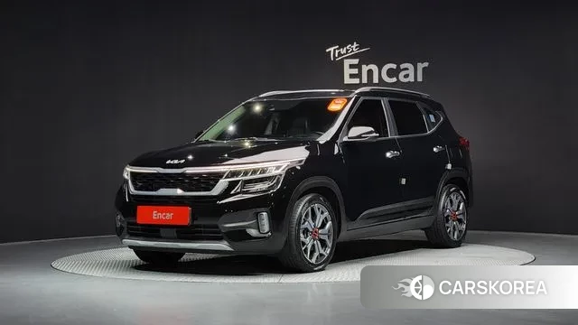 Kia Seltos 2021 Черный из Кореи