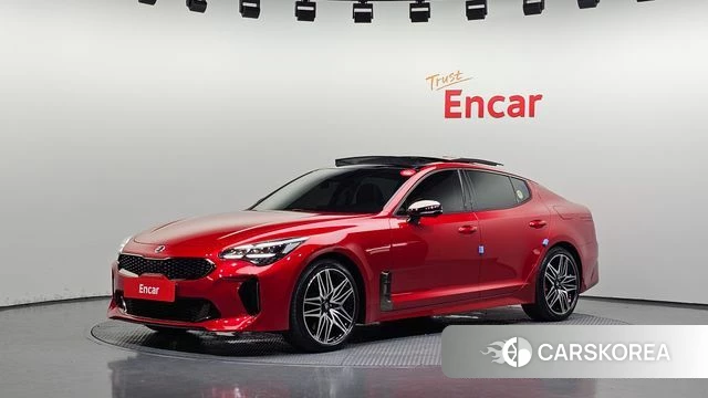 Kia Stinger Meister 2021 Красный из Кореи
