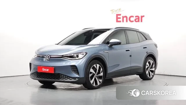 Volkswagen ID.4 2022 Синий из Кореи