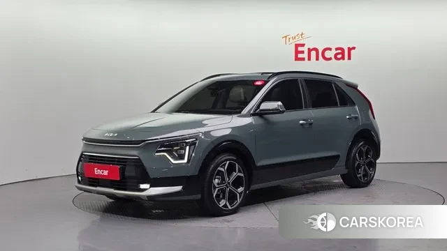 Kia Di Ol Nu Niro 2022 Темно-зеленый из Кореи