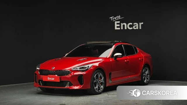 Kia Stinger 2019 Красный из Кореи