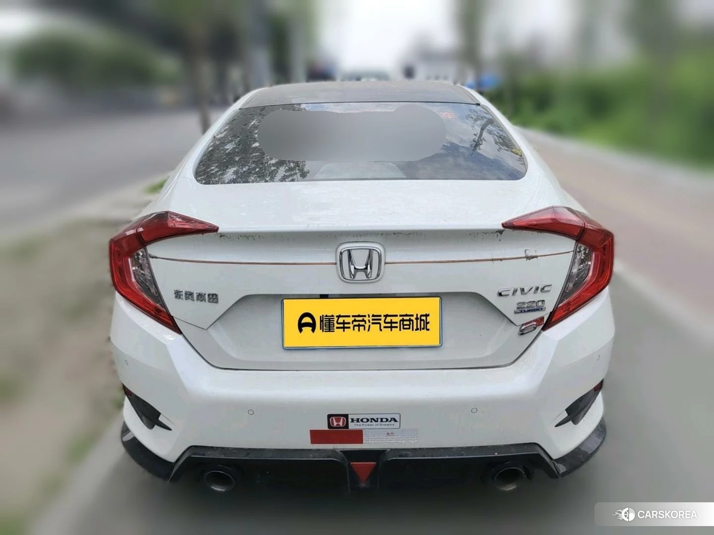 Honda Civic 2019 Белый из Китая