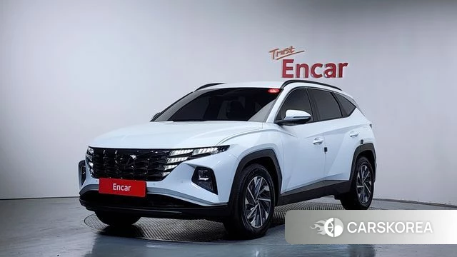 Hyundai Tucson Hybrid (NX4) 2023 Белый из Кореи