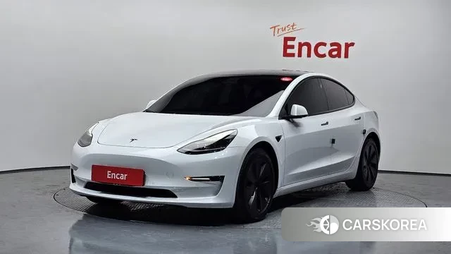 Tesla Model 3 2021 Белый из Кореи