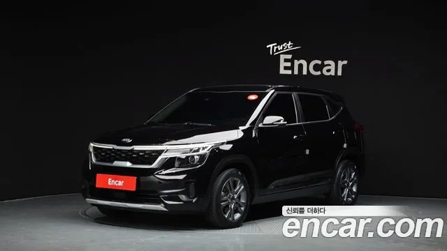 Kia Seltos 2019 Черный из Кореи