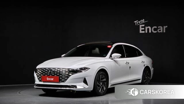Hyundai The New Grandeur IG Hybrid 2022 Белый из Кореи