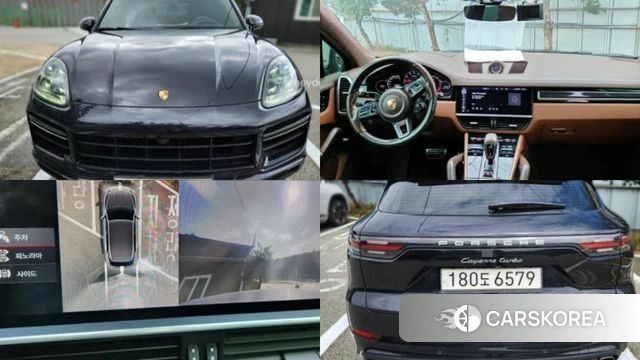 Porsche Cayenne (PO536) 2020 Черный из Кореи