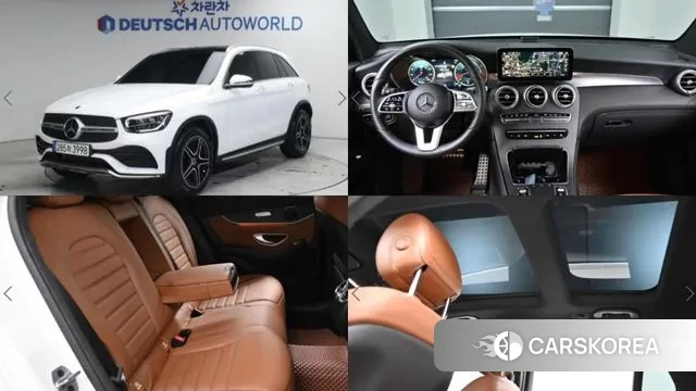 Mercedes-Benz GLC-Class X253 2022 Белый из Кореи