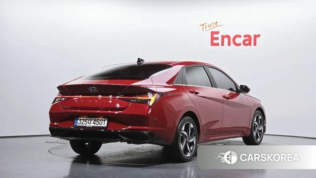 Hyundai Avante (CN7) 2021 Красный из Кореи
