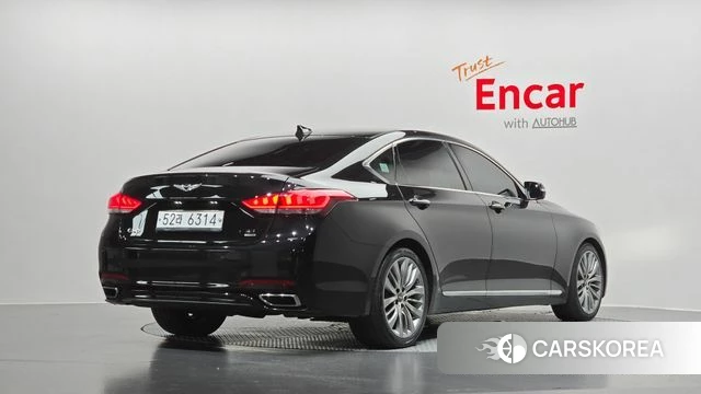 Genesis G80 2018 Черный из Кореи