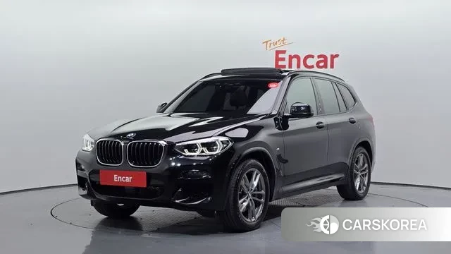 BMW X3 (G01) 2021 Черный из Кореи