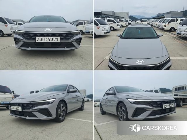 Hyundai The New Avante (CN7) 2024 Серебристо-серый из Кореи