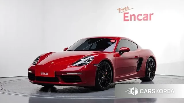Porsche 718 Cayman 2020 Красный из Кореи