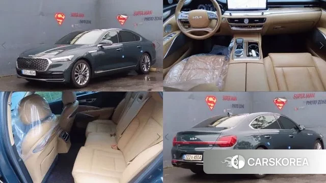 Kia The New K9 2nd generation 2021 Синий нефрит из Кореи
