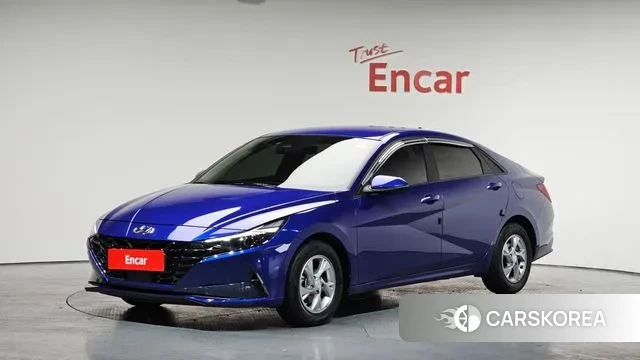 Hyundai Avante (CN7) 2020 Синий из Кореи