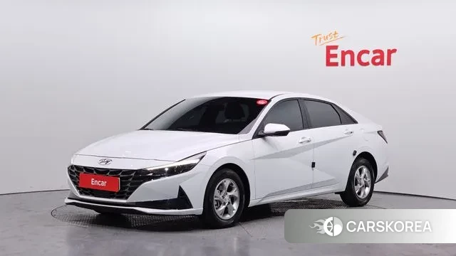 Hyundai Avante (CN7) 2021 Белый из Кореи