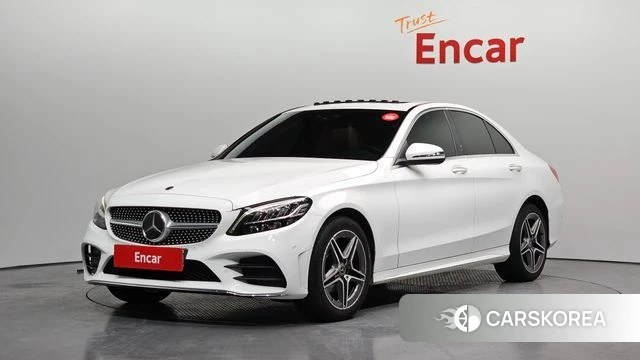Mercedes-Benz C-Class W205 2021 Белый из Кореи